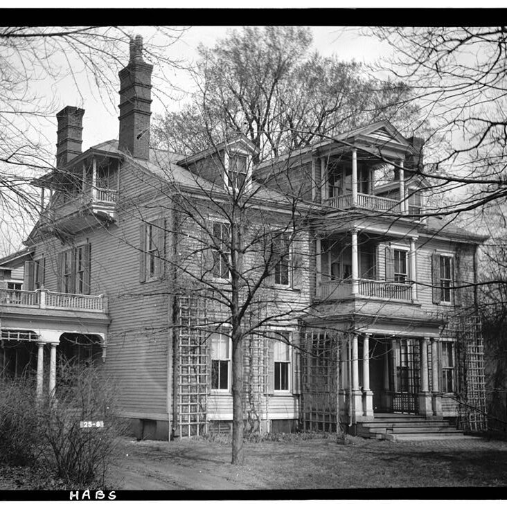 historic photo of Governor Duncan Mansion