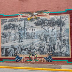 Lincoln and Slavery Walldog mural