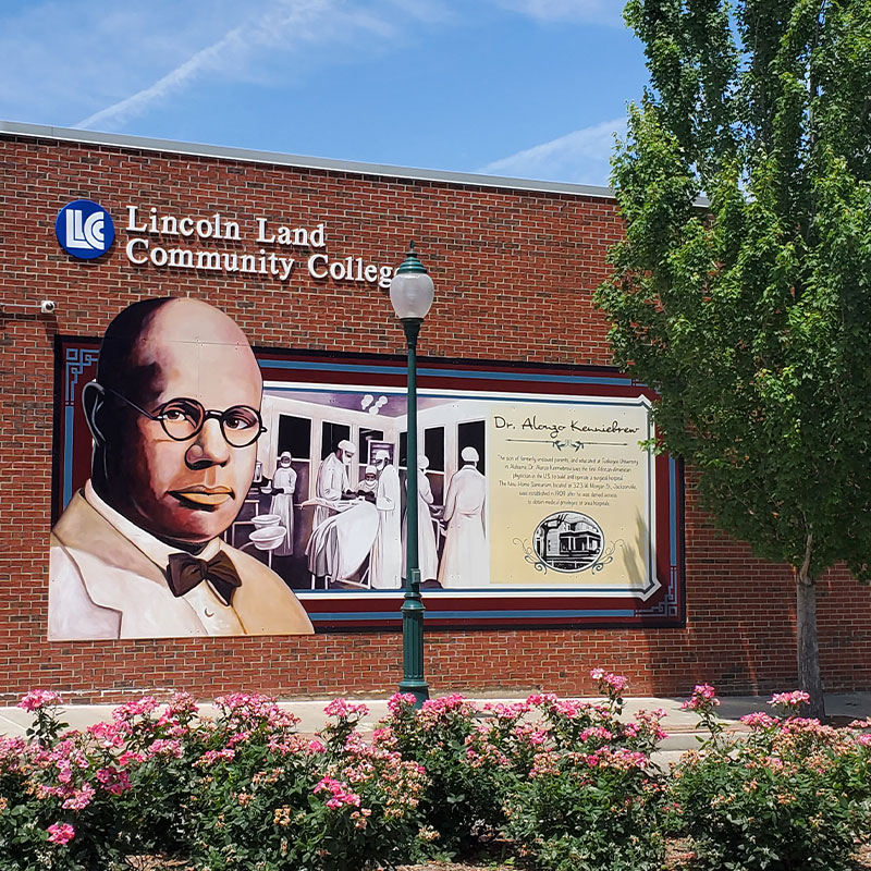 A Mural of Dr. Alonzo Kinniebrew